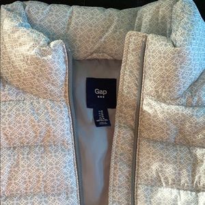 Grey and white vest
